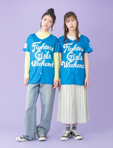 ベースボールガールシャツ2020着用イメージ