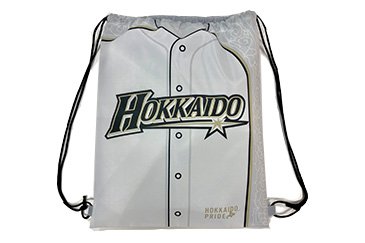 〈WE LOVE HOKKAIDO〉オリジナルナップサック(表)