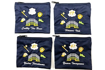 鎌スタ☆刺繍ミニポーチ