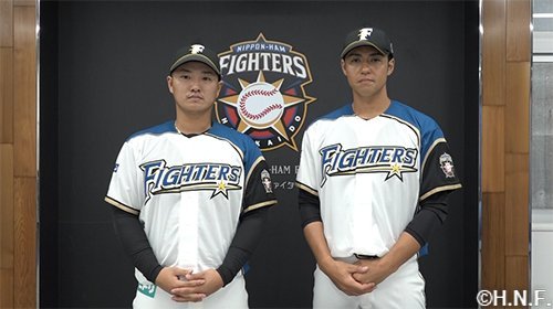 木村文紀選手と佐藤龍世選手