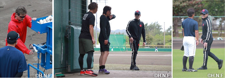 視察中の新庄監督03