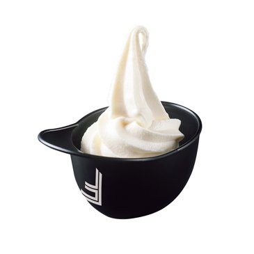 ヘルメットカップグルメ ソフトクリーム