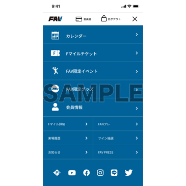 アプリ画面 SAMPLE01