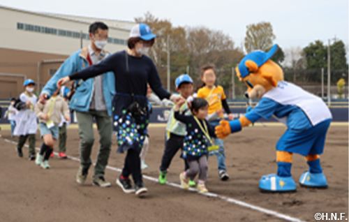 親子でベースランニング