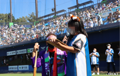 スタメン呼出し体験