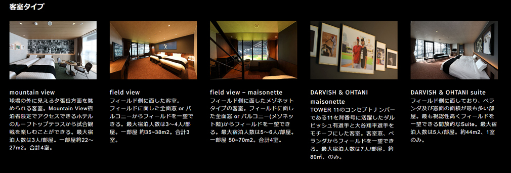 客室タイプ
