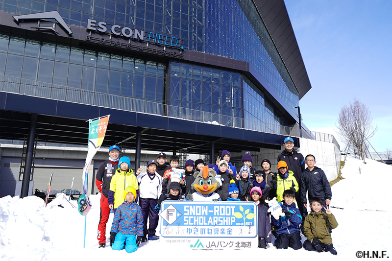 クロスカントリースキー記念撮影③