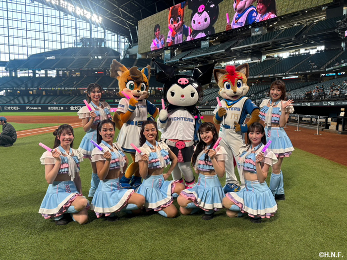 クロミとファイターズガールとフレップ、ポリー