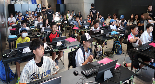 プログラミング教室昨年の様子