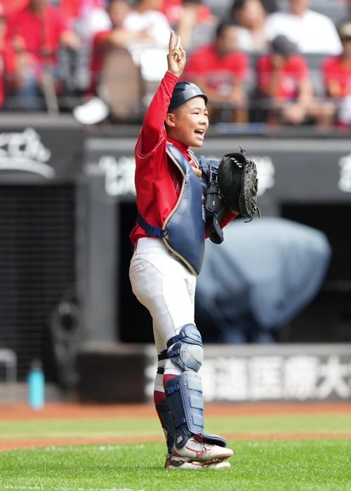 蘭越野球スポーツ少年団 主将　山下久遠