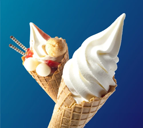 町村農場の牧場ミルクソフトクリーム