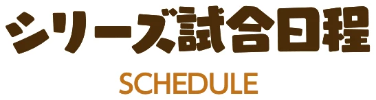 シリーズ試合日程