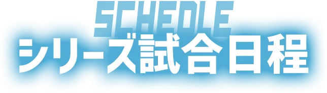 シリーズ試合日程