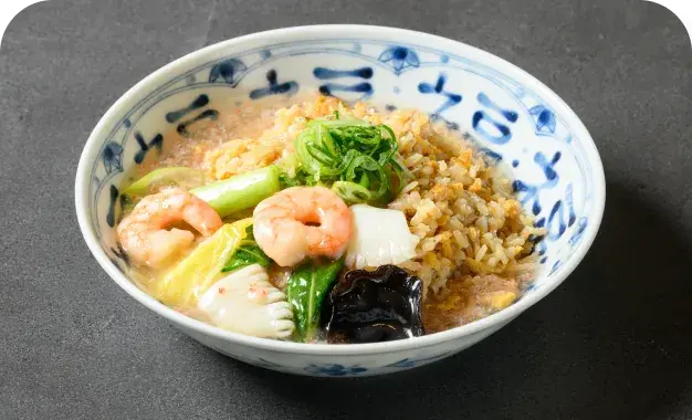 サワダ流海鮮あんかけチャーハン