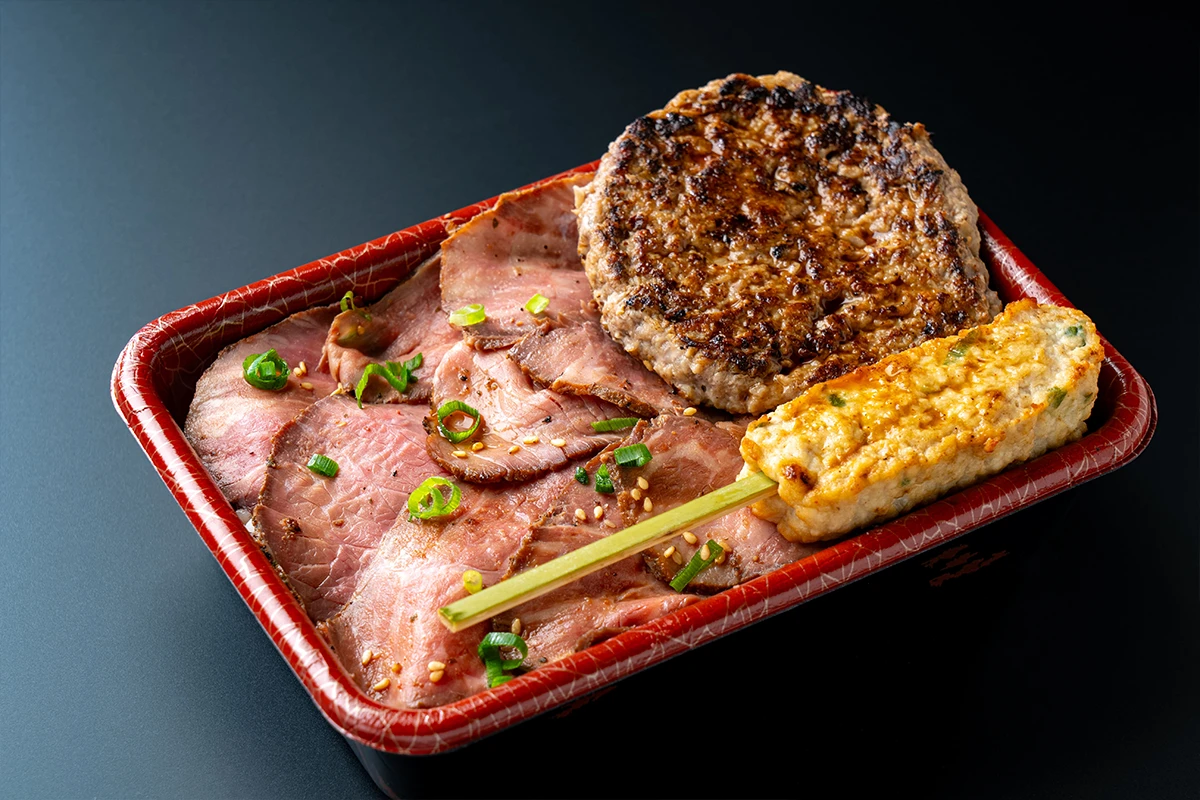 トリプルミート弁当