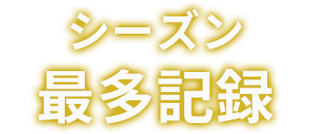 シーズン最多記録シリーズ