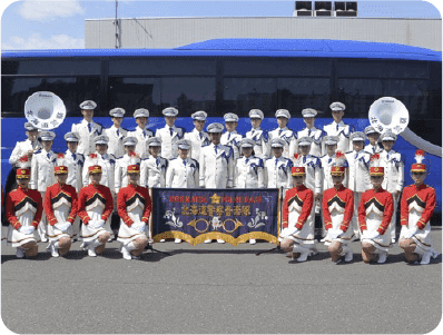北海道警察音楽隊 カラーガード隊