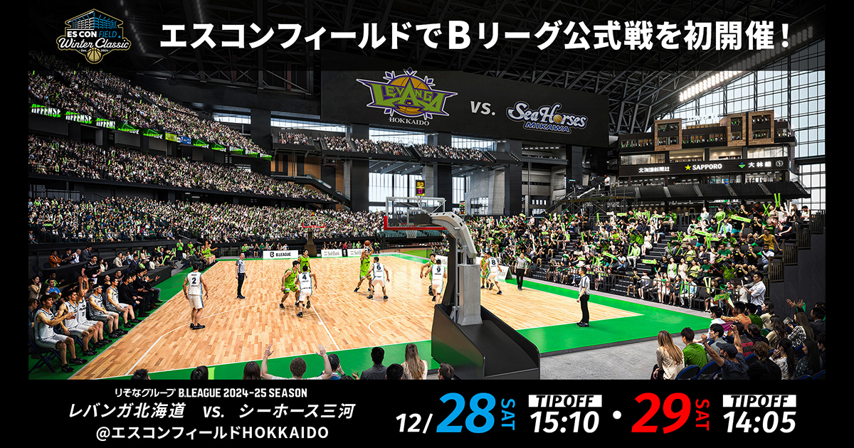 北海道日本ハムファイターズ - レバンガ北海道 Winter Classic 限定ユニフォーム 4枚 北海道日本ハムファイターズ - レバンガ北海道 Winter Classic