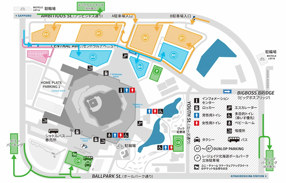 Fビレッジ地図