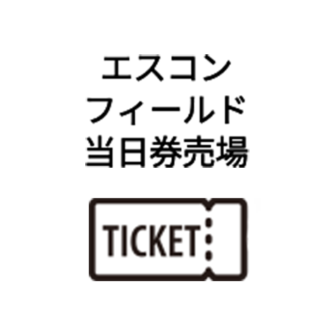エスコンフィールド当日券売り場