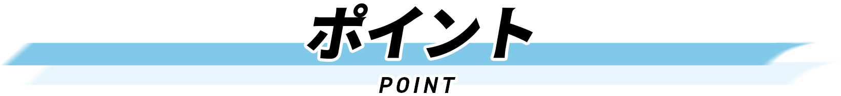 ポイント POINT