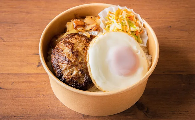 黒毛和牛100％ハンバーグ丼