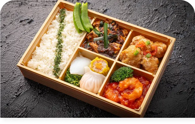 4種盛り弁当画像