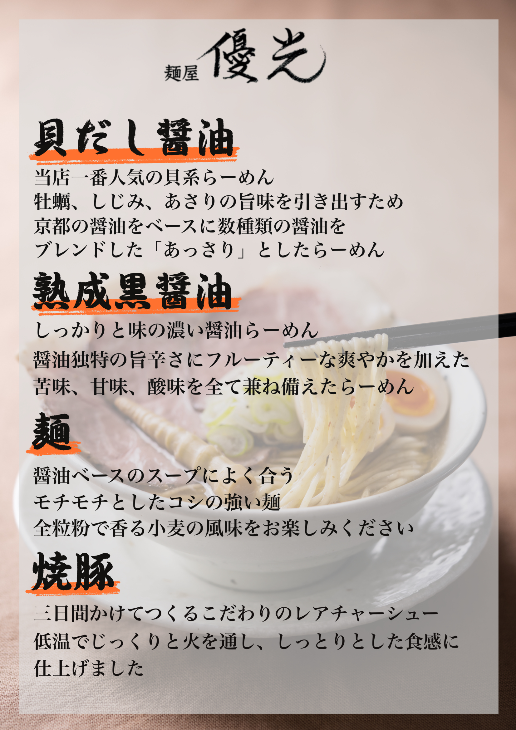 メニュー表