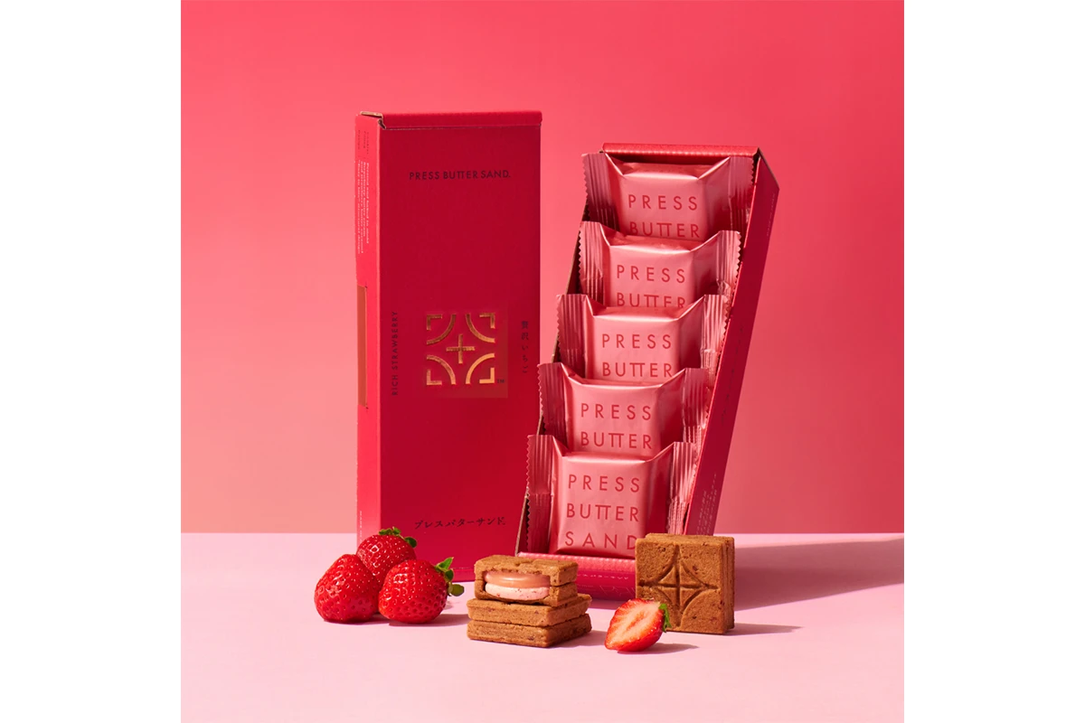 バターサンド〈贅沢いちご〉5個入
