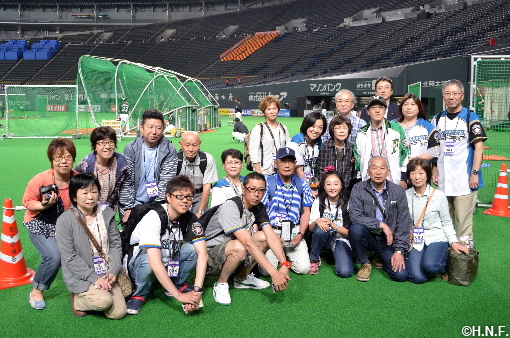 試合前に練習見学会を実施しました
