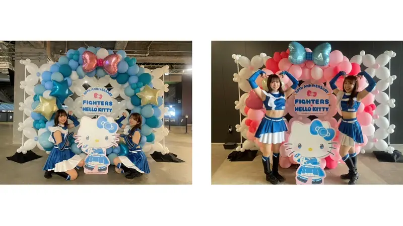 ファイターズガールとフォトスポット