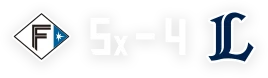 ファイターズ5 対 ライオンズ4