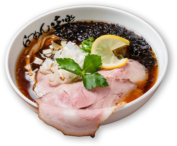 利尻昆布とヒル貝の旨味醤油 ～岩海苔を添えて～