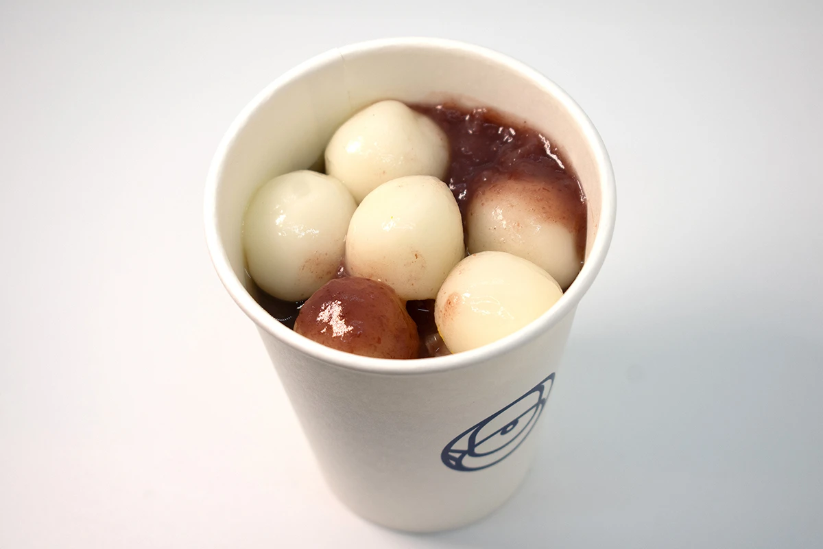 十勝小豆の白玉おしるこ