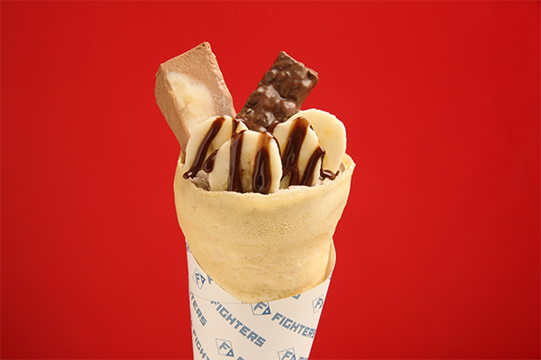 チョコバナナムースサンダークレープ