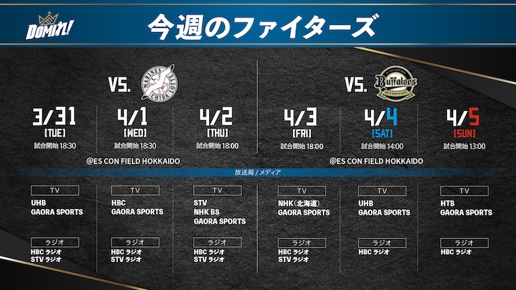 放映スケジュール