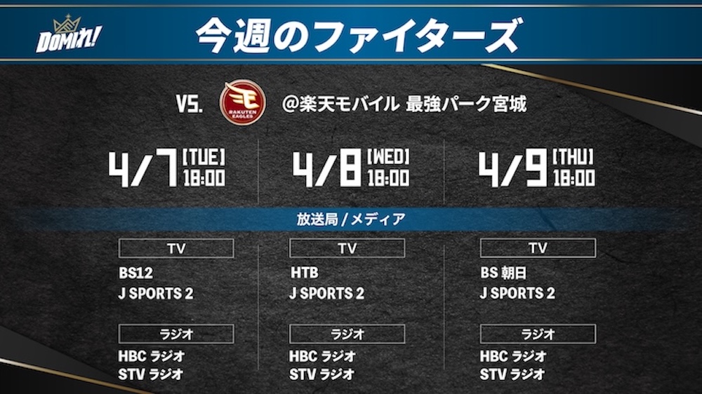 放映スケジュール