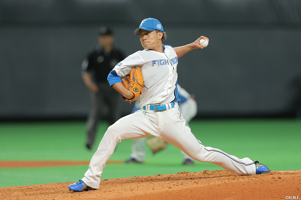 5回、二番手の福田投手