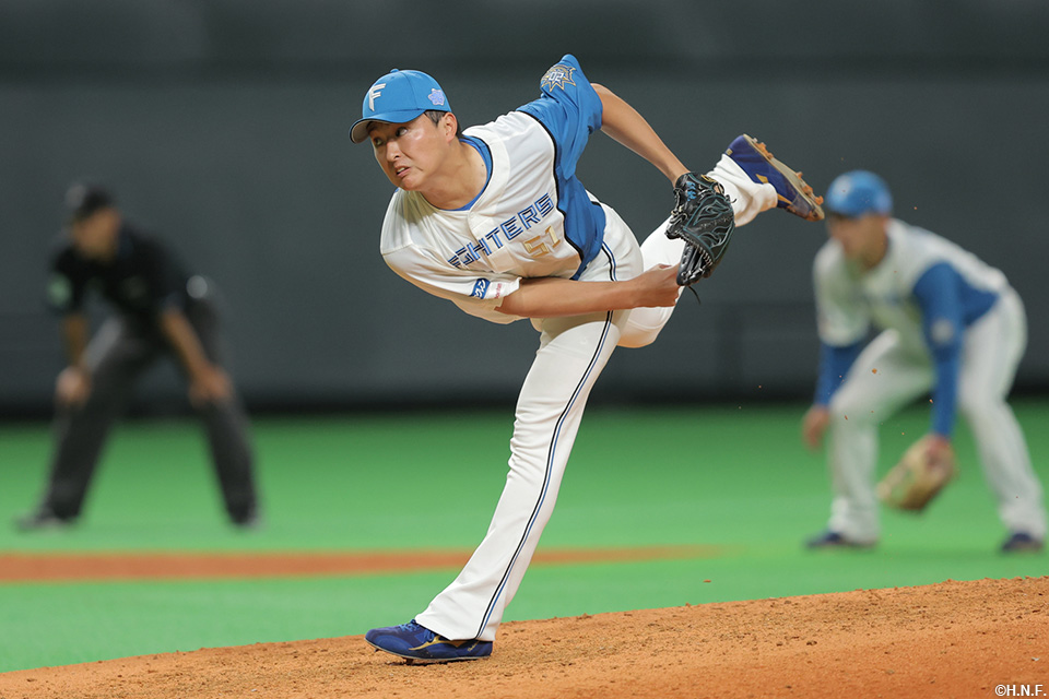 9回、六番手の石川投手