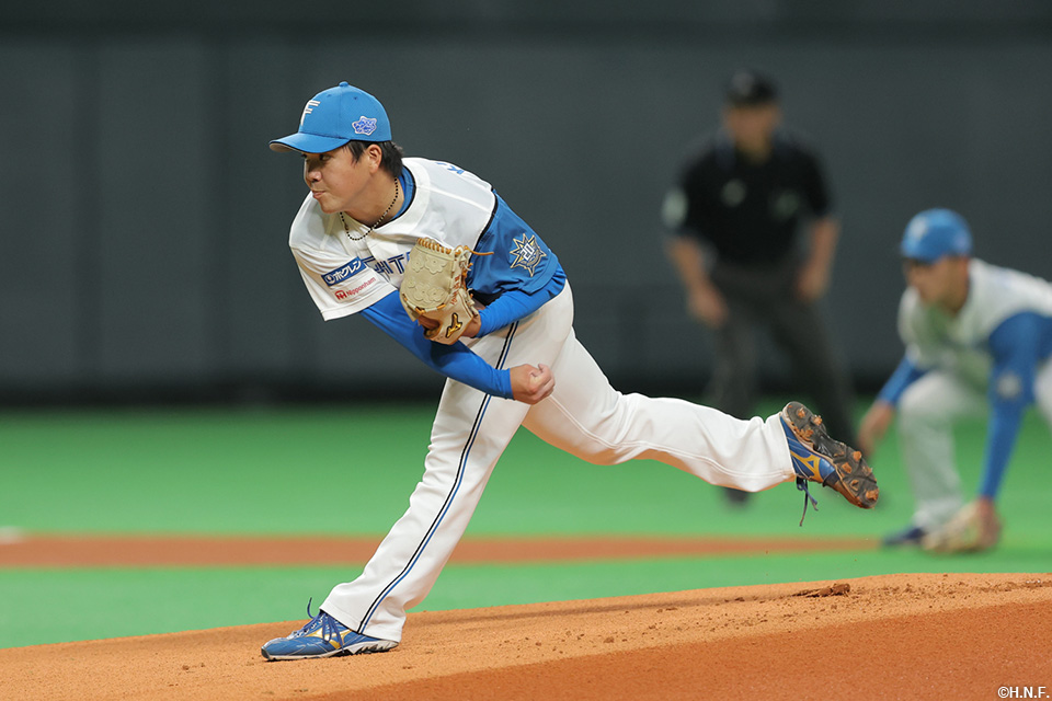 先発の金村投手