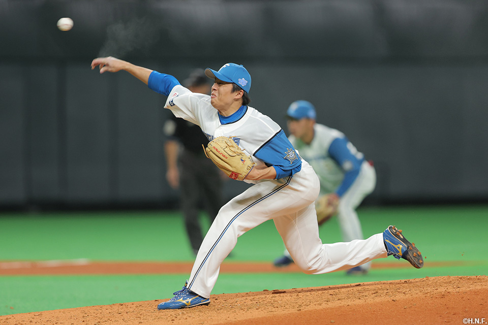 4回、二番手の田中正投手