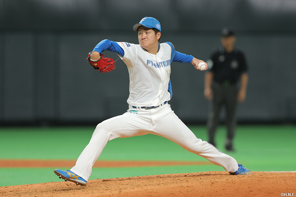 8回、四番手の山本投手