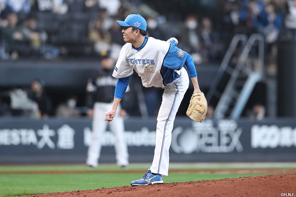 7回、三番手の田中正投手