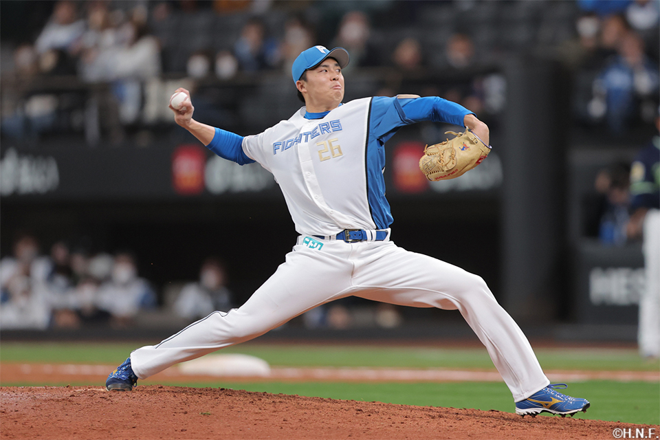 9回、五番手の田中正投手