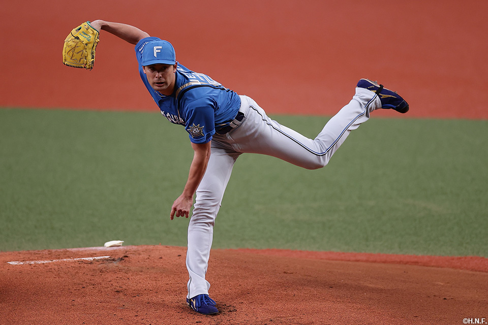 先発の上原投手