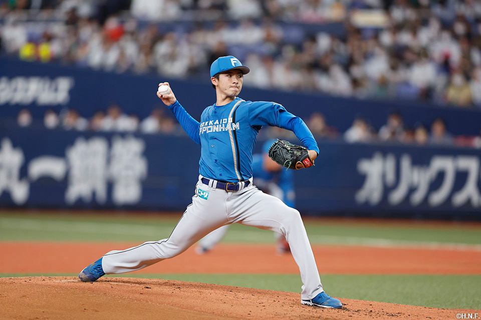 先発の上沢投手