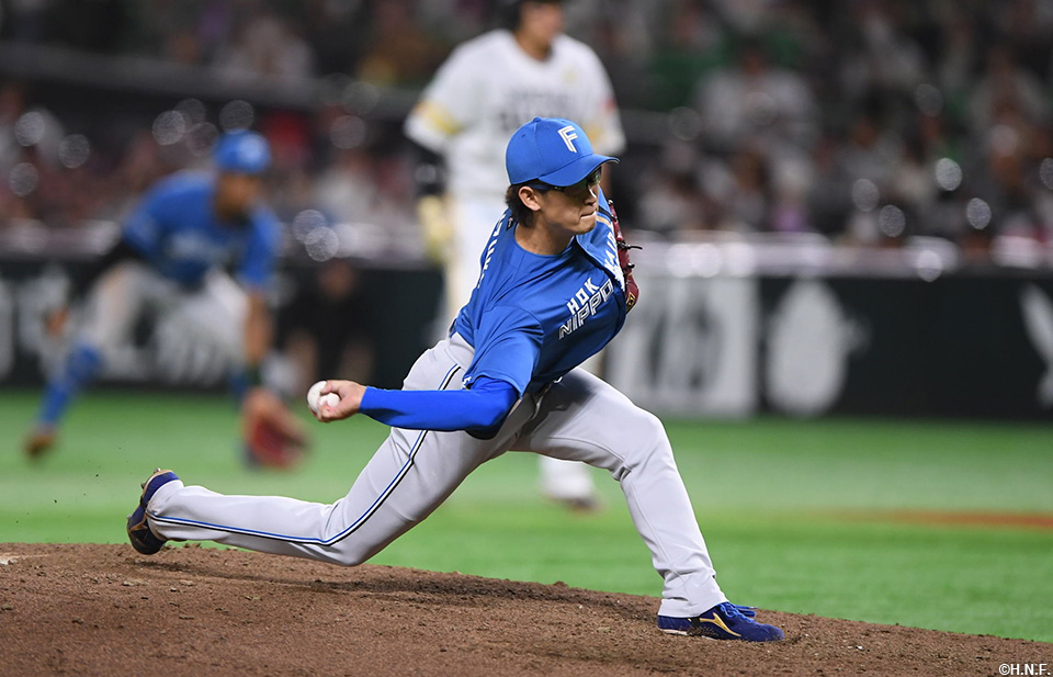 5回、三番手の鈴木投手