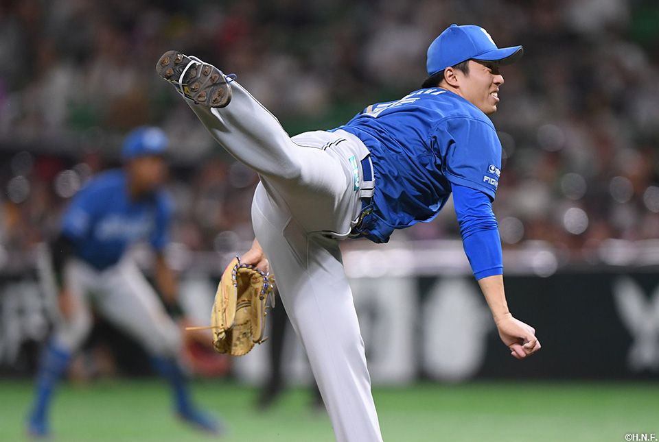 8回、六番手の田中正投手