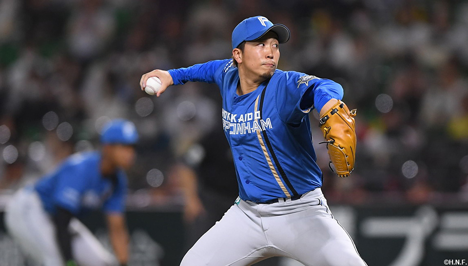 8回、三番手の井口投手