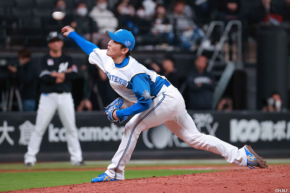 9回、四番手の玉井投手